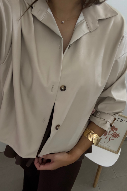 Camisa Polipiel Luna